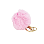 31_FLUFFY KEYRING LIHGT PINK #31